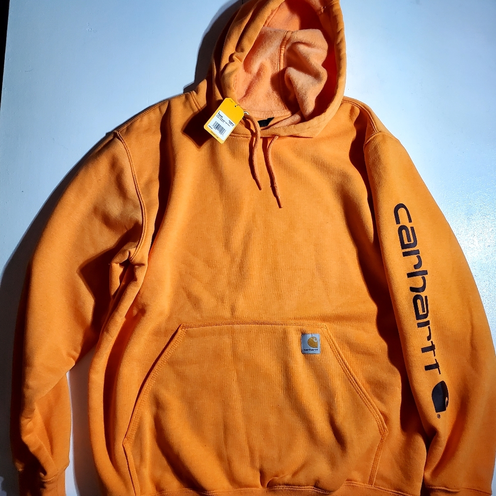 Carhartt K288-Q27 Logo Hoodie Marigold Heather Limited Color